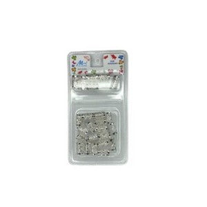 Haarschmuck Perlen - Für Dread, Braids &amp; Lock (Silber) - für Dread, Braids &amp; Zöpfe