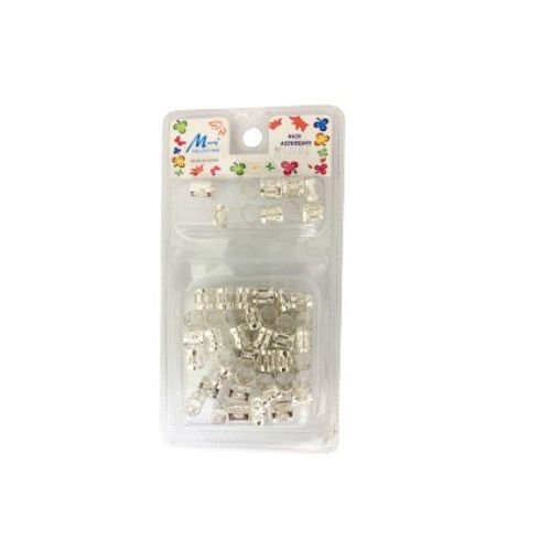 Haarschmuck Perlen - Für Dread, Braids &amp; Lock (Silber) - für Dread, Braids &amp; Zöpfe